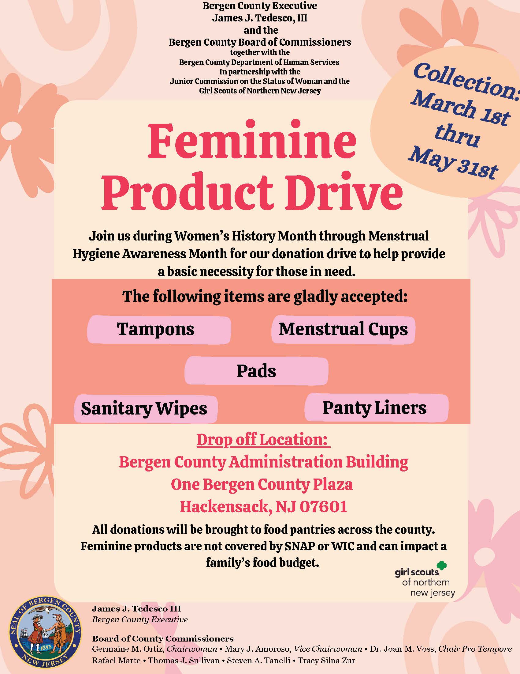 feminine product flyer