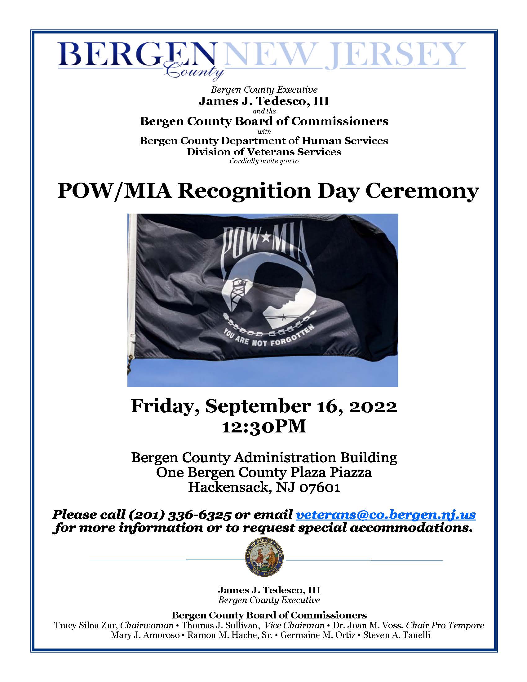 POW/MIA Recognition Day Ceremony