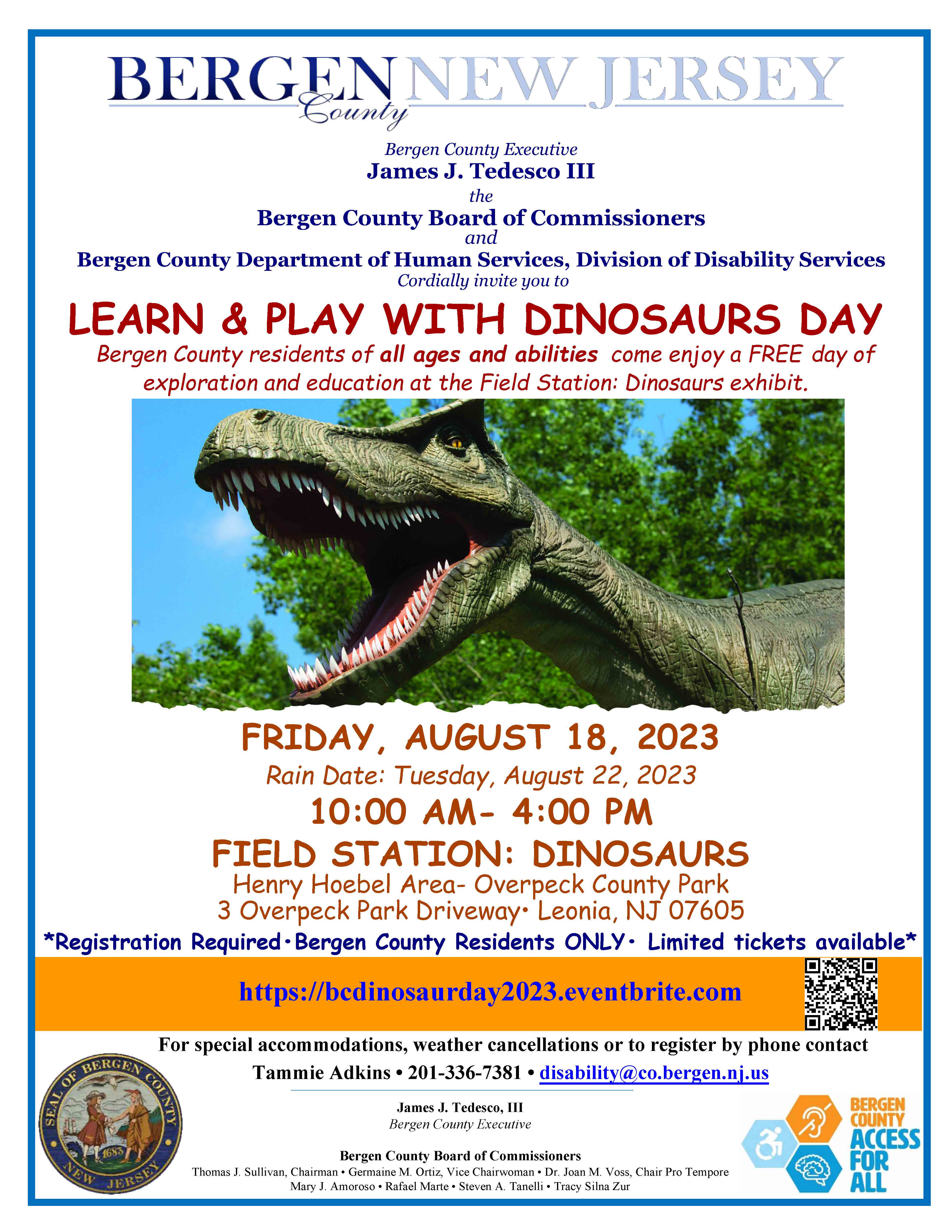 Events - NJ Field Station: Dinosaurs