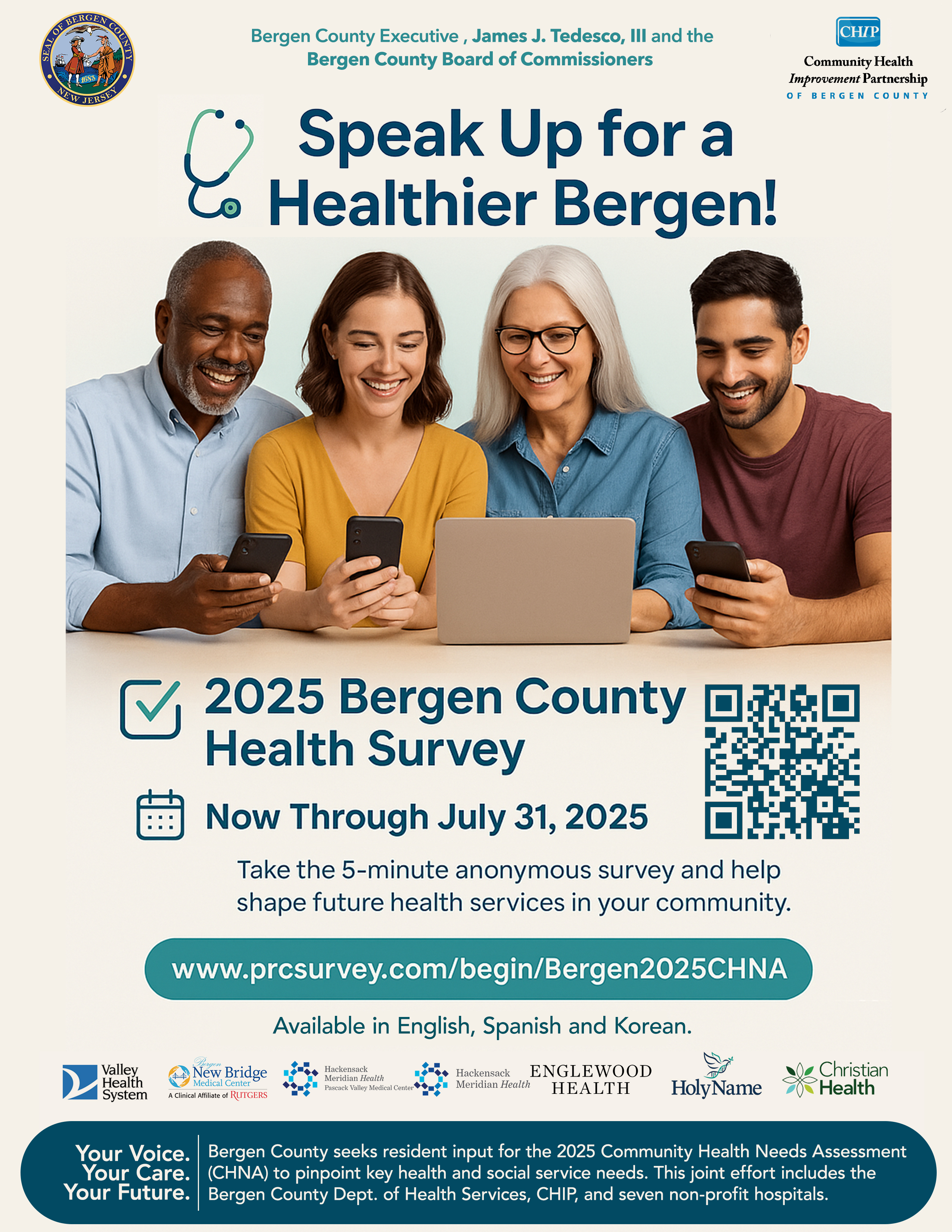 CHNA Flyer 2025 Community Surveyt