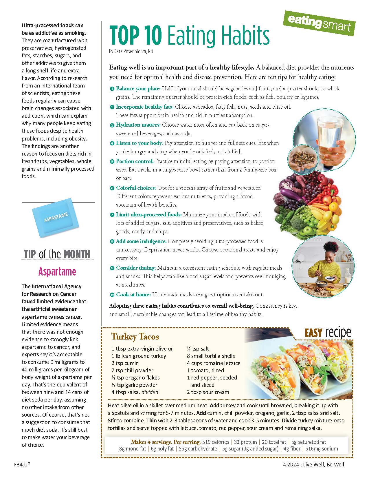 April Newsletter Employee Wellness Page 3