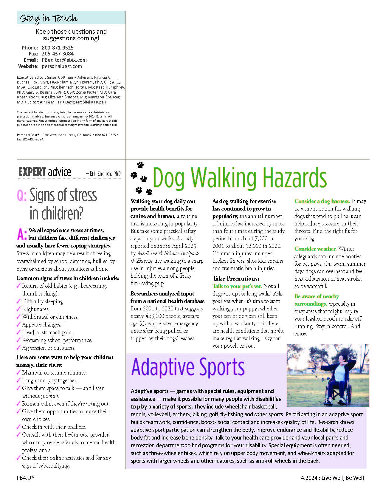 April Newsletter Employee Wellness Page 4