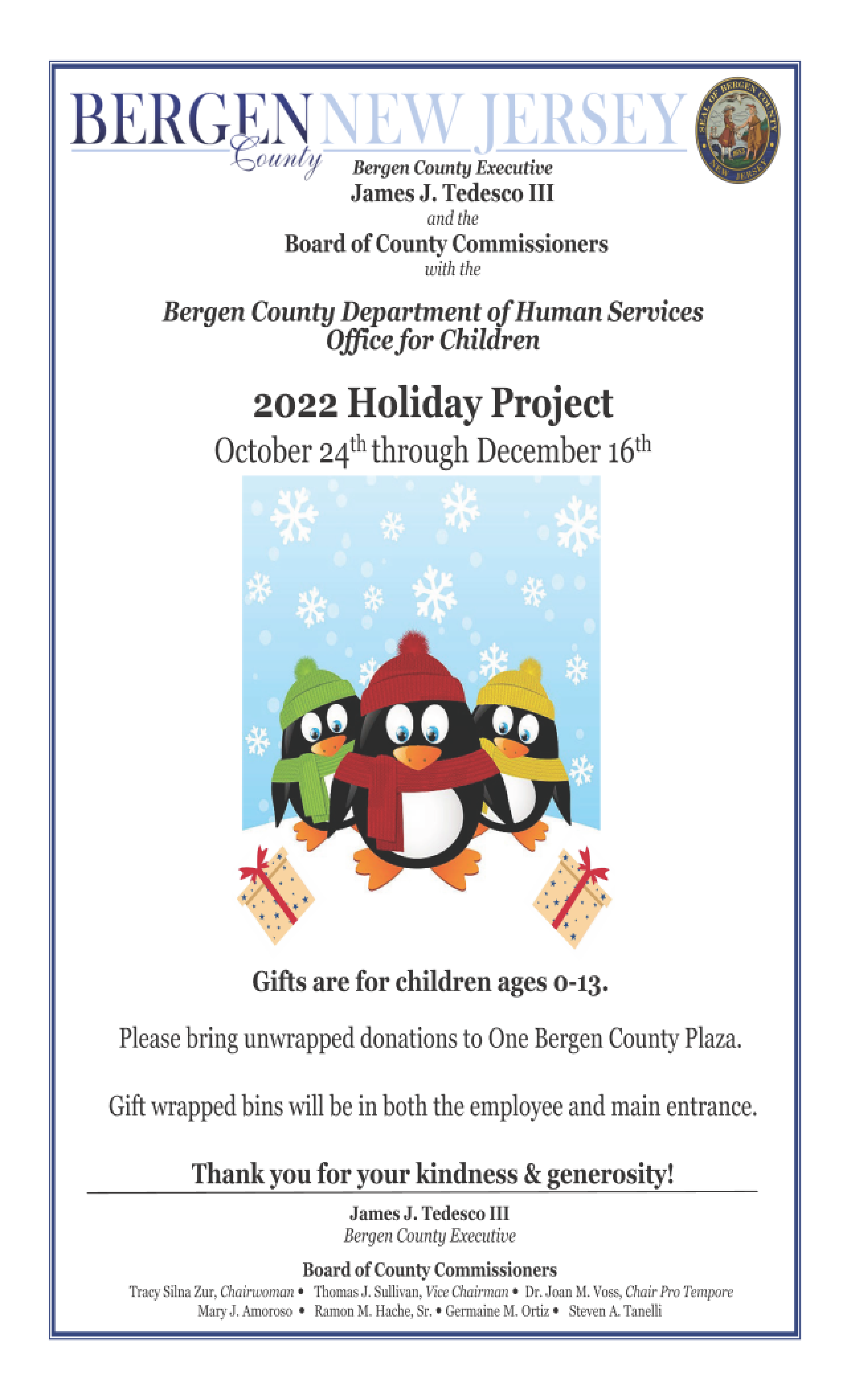 2022 holiday project flyer internal