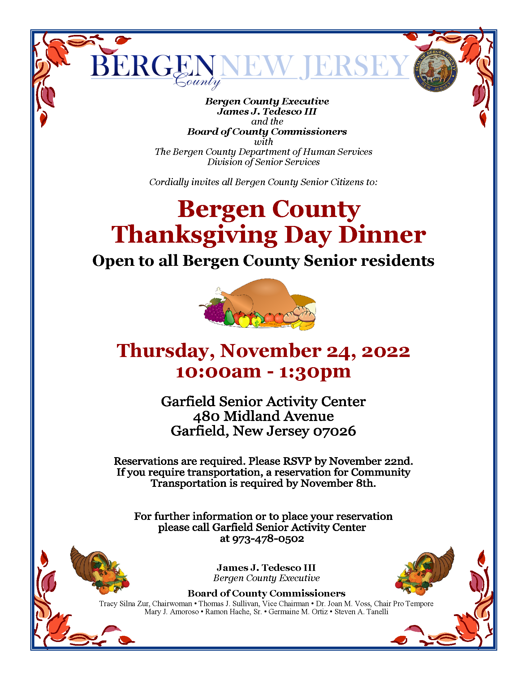 thanksgiving flyer 2022