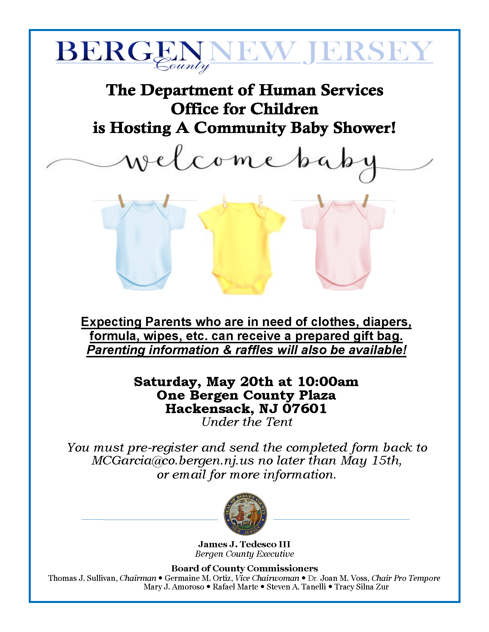 2023 Baby Shower Flyer