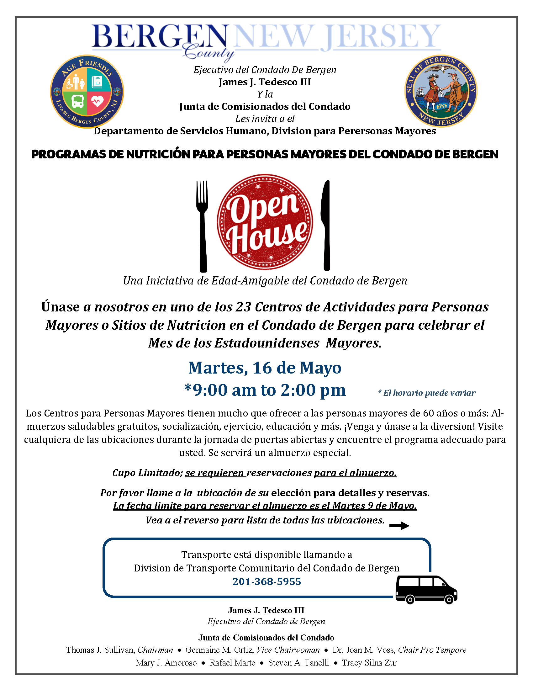 spanish flyer nutrition program open house 5 2023 page 1