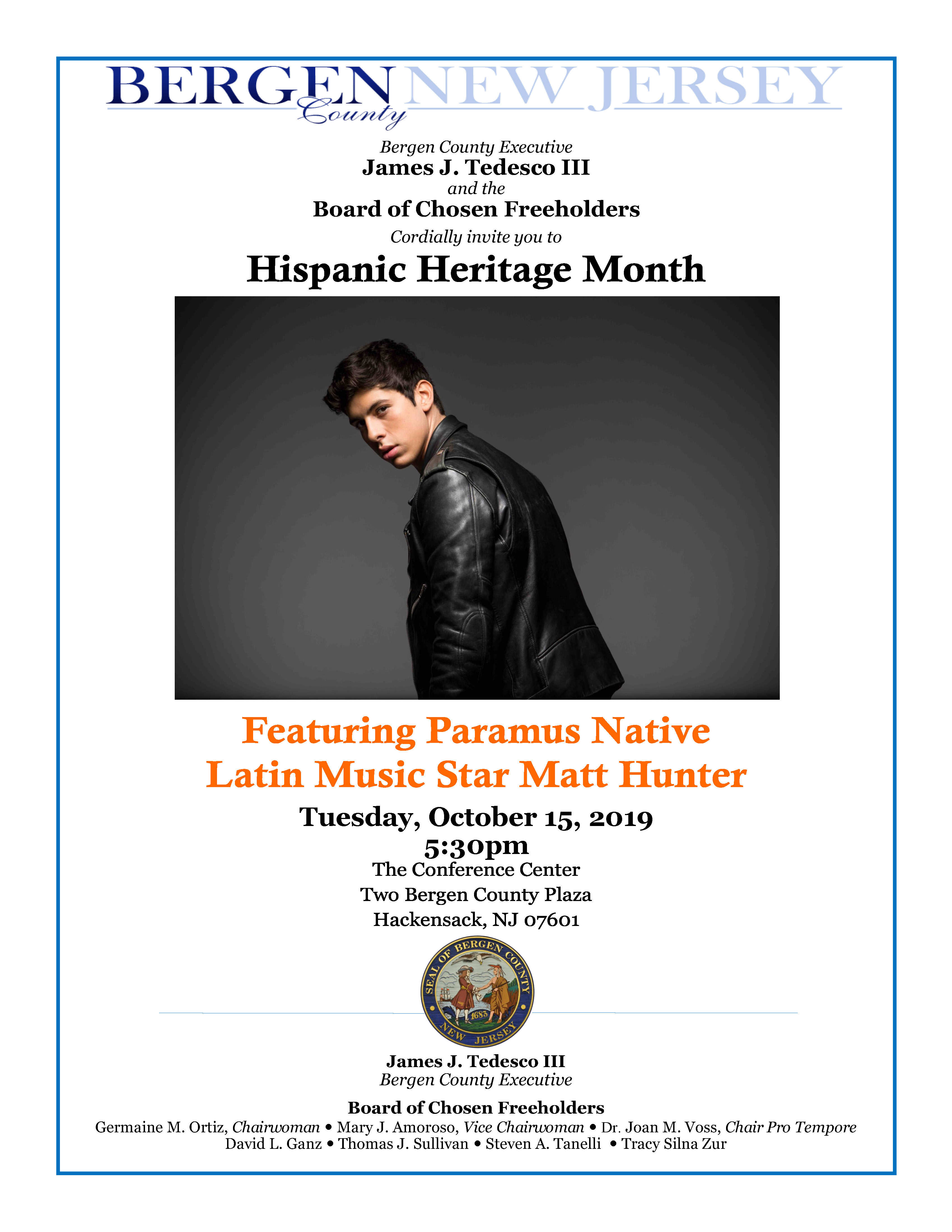 Hispanic Heritage Month Matt Hunter Promo