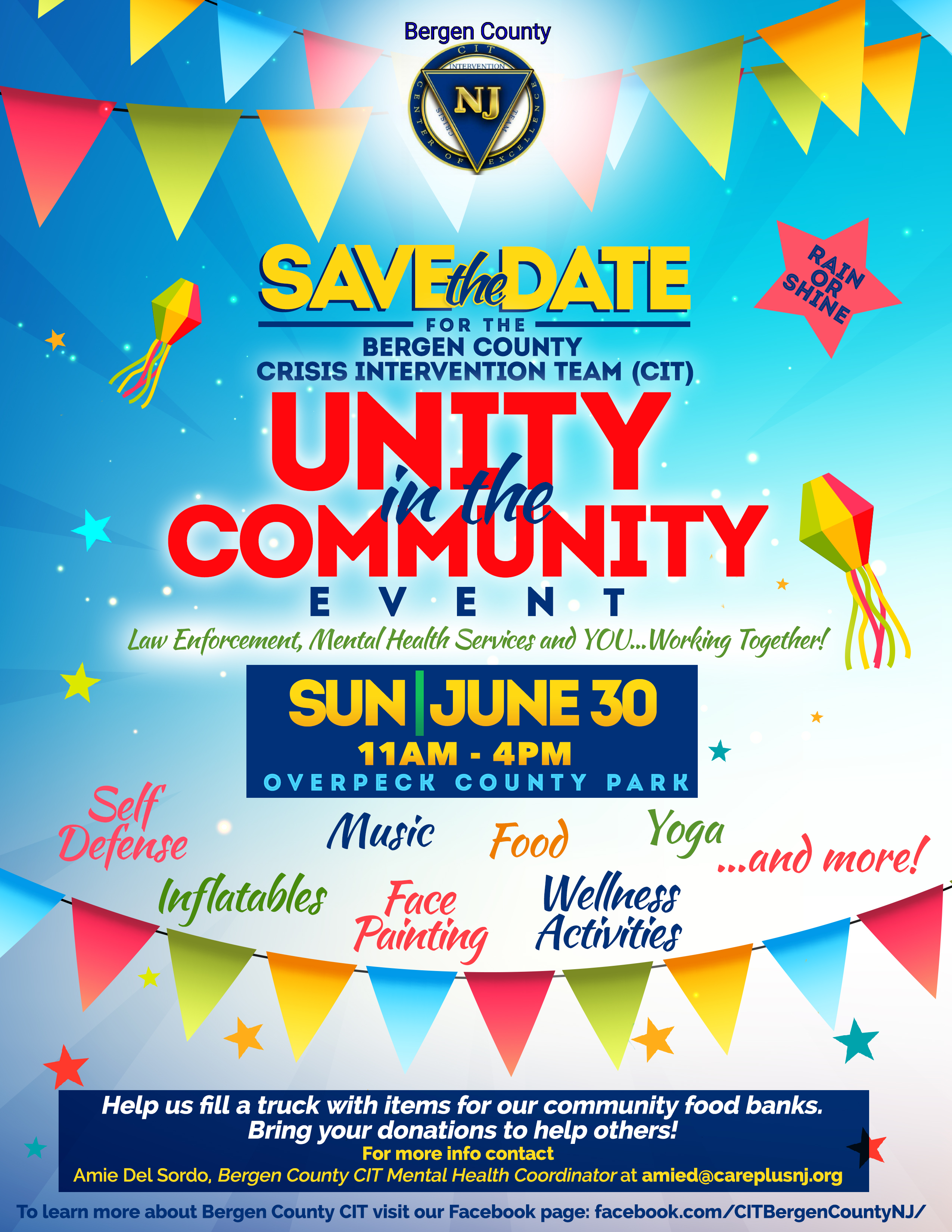 Bergen County CIT Unity in the Community SAVE THE DATE