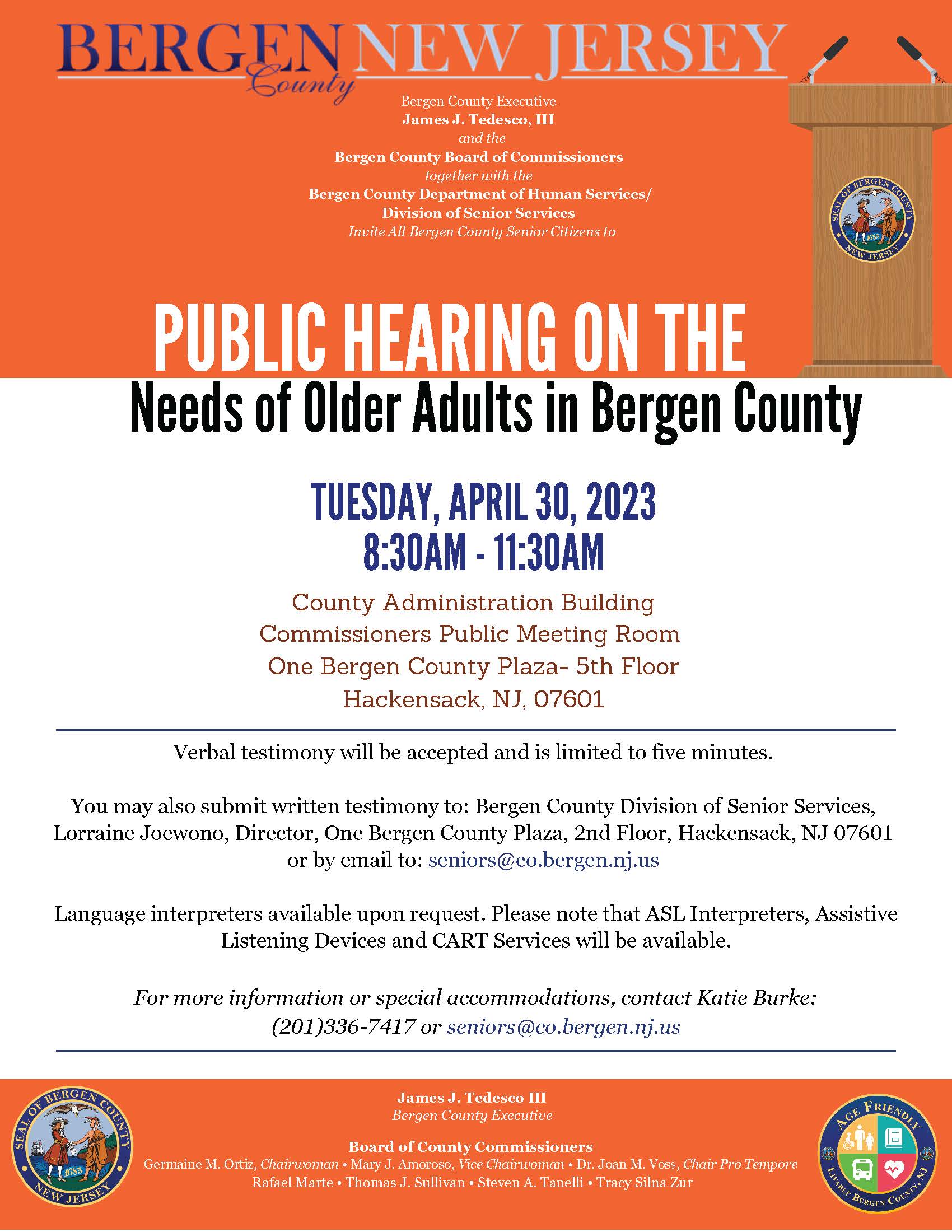 public hearing flyer 2024