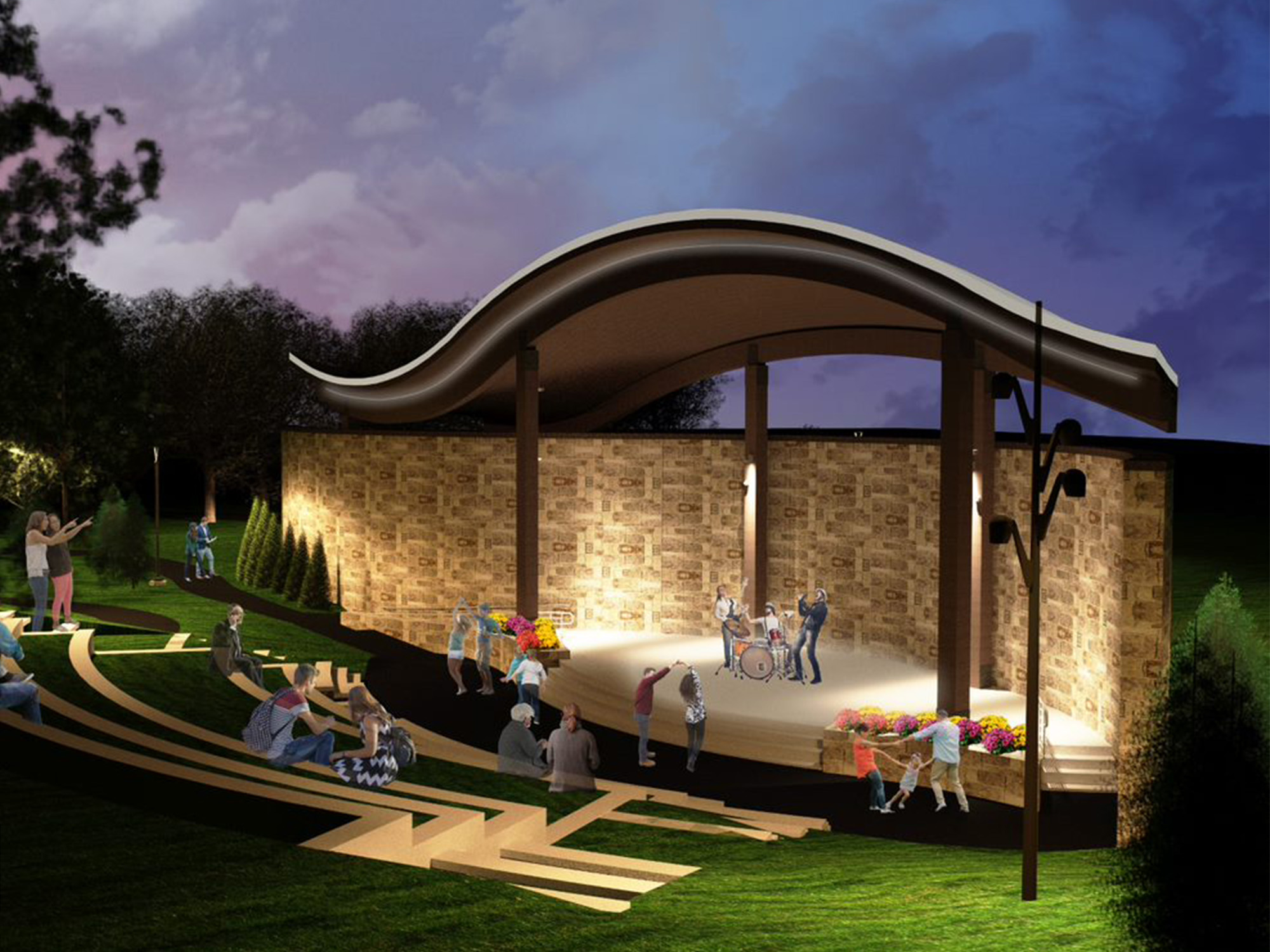 Amphitheater rendering