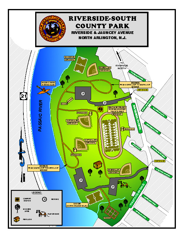 Riverside Park South Map