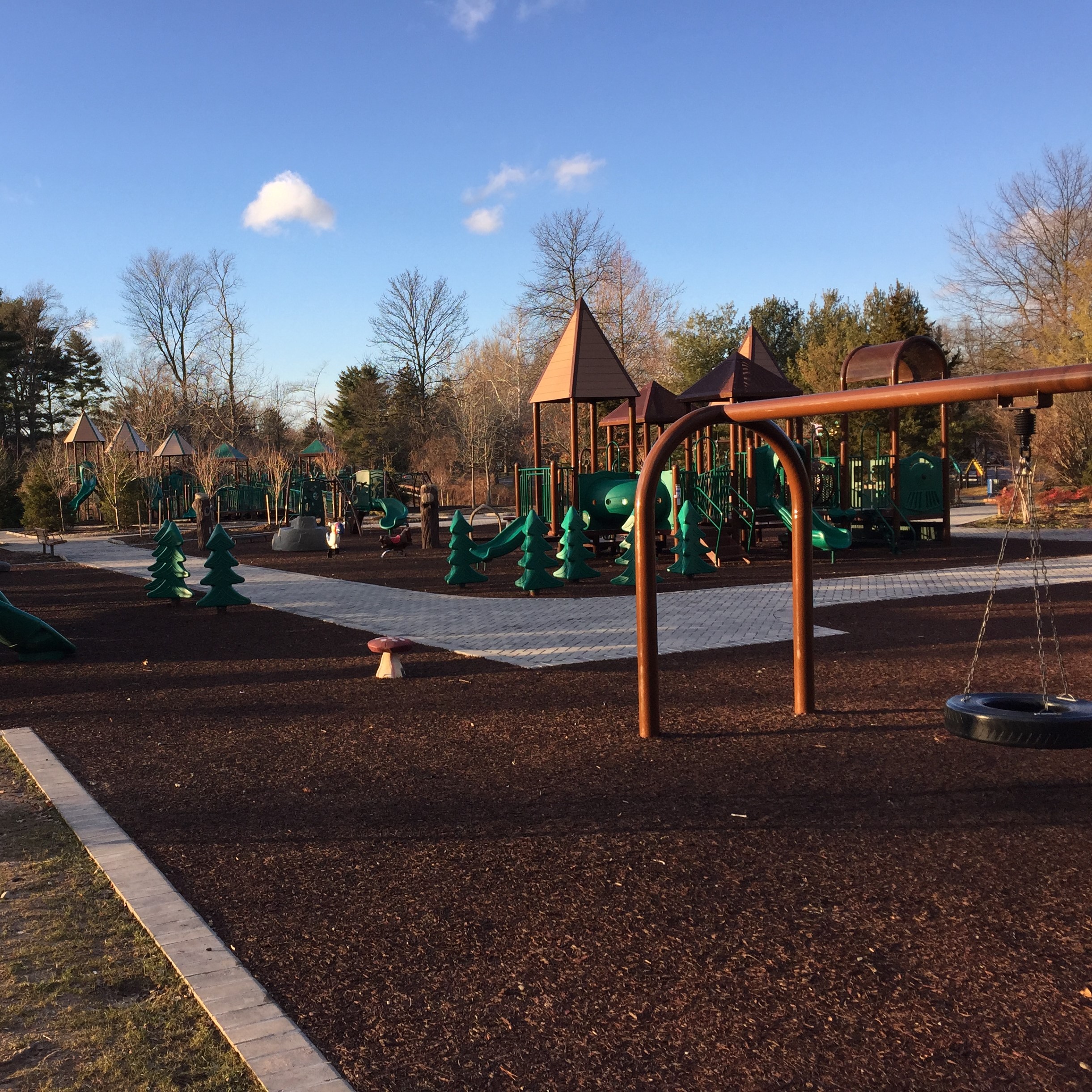 NJ Devils Teaching Kids How To Play At Van Saun Park