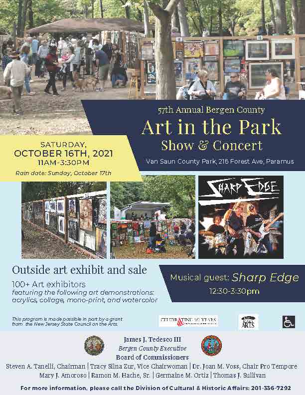 2021 Art in the Park flyer